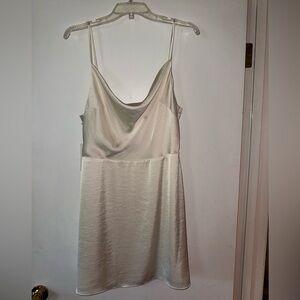 Aritzia Sunday Best Cream Slip Dress - NWT